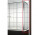 Бічна стінка до ванної надбудови Radaway Vesta 800x1500mm, скло fabric, profil хром