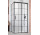 Бічна стінка S1 75 ліва Radaway Idea Black KDJ Factory, przejrzysta, 750x2000mm, profil чорний