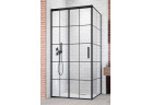Двері кабіни prysznicowej Radaway Idea Black KDJ Factory, ліве, 150cm, розсувні, скло прозоре, profil чорний