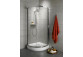 Півкругла душова кабіна Radaway Premium A 1700, 90x90cm, rozsuwana, скло fabric, profil хром