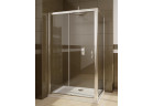 Бічна стінка до кабін prysznicowych Radaway Premium Plus DWJ+S, 1000x1900mm, скло fabric, profil хром