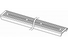 Колосник прямий TECE drainline Quadratum 800 mm хромована сталь