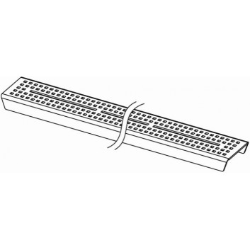 Ruszt prosty TECE drainline Quadratum 800 mm stal szczotkowana- sanitbuy.pl