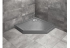 П ятикутний душевий піддон Radaway Doros PT Compact, 100x100cm, акрильний, stone antracytowy