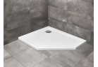 П ятикутний душевий піддон Radaway Doros Plus PT E, 100x90cm, лівий, акрильний, білий