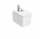 Bidet підвісний Roca Inspira Square, 56x37cm, powłoka SUPRAGLAZE®, білий