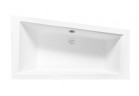 Асиметрична ванна Besco Intima, 150x85cm, правий варіант, акрилова, біла