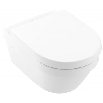 Combi-Pack підвісний унітаз WC з сидінням Villeroy & Boch Architectura, 53x37cm, DirectFlush, bezkołnierzowa, Weiss Alpin