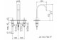 Bateria Dornbracht MEM umywalkowa 3-otworowa, wylewka 165 mm- sanitbuy.pl