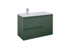 Шафка підраковинна Elita Split, 100cm, лівий варіант, 2 szuflady + контейнер cargo, forest green мат.