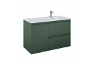 Шафка підраковинна Elita Split, 100cm, правий варіант, 2 szuflady + контейнер cargo, forest green мат.