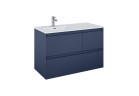 Шафка підраковинна Elita Split, 100cm, лівий варіант, 3 шухляди, navy blue мат.