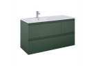 Шафка підраковинна Elita Split, 120cm, лівий варіант, 3 шухляди, forest green мат.