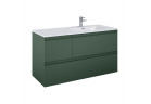 Шафка підраковинна Elita Split, 120cm, правий варіант, 3 шухляди, forest green мат.