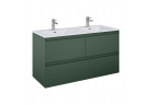 Шафка підраковинна Elita Split, 120cm, 3 шухляди, forest green мат.