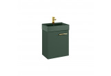 Set навісна шафка з раковиною Elita Tiny, 45cm, 1 дверцята, forest green мат.