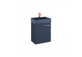 Set навісна шафка з раковиною Elita Tiny, 45cm, 1 дверцята, navy blue мат.