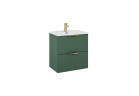 Set шафка з раковиною Elita Street Plus, 50cm, 2 szuflady, forest green мат.