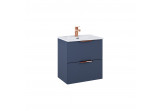 Set шафка з раковиною Elita Street Plus, 50cm, 2 szuflady, navy blue мат.