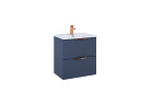 Set шафка з раковиною Elita Street Plus, 50cm, 2 szuflady, navy blue мат.