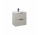 Set шафка з раковиною Elita Street Plus, 50cm, 2 szuflady, fume мат.