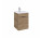 Set шафка з раковиною Elita Qubo Plus, 40cm, 1 дверцята, дуб canela