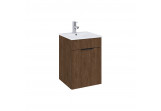 Set шафка з раковиною Elita Qubo Plus, 40cm, 1 дверцята, горіх lincoln