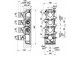 Елемент прихованої системи Gessi dla termostatycznej baterii душовий, 2 osobne виходи wody