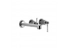 Однорычажный для ванны Gessi Venti20, прихований, кран 209mm, 2 виходи wody, хром