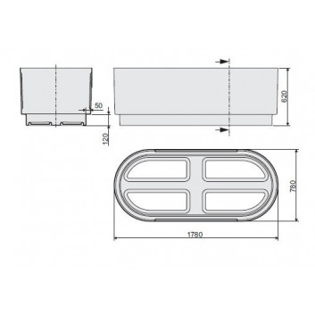 Панелі для ванни Sanplast COMFORT 100x140 cm колір білий