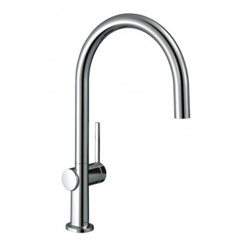 Кухонний змішувач Hansgrohe Talis M54 220 1jet, підлогова, obracana кран, чорний мат.