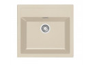 Zlewozmywak Franke 1-komorowy Sirius SID 610-49 Tectonite 56x53cm - бежевий