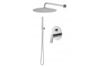 System душовий Vema Oten, прихований, 2 виходи wody, верхній душ 20cm, хром