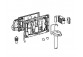 Модуль Geberit DuoFresh z automatycznym uruchamianiem i pojemnikiem na wkład Geberit DuoFresh, do spłuczki монтажний Sigma 12 cm