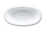 Сталева ванна Kaldewei Ellipso Duo Oval 190x100 cm вільностоячий - чорна błyszcząca, з корпусом чорний