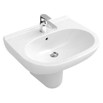 Umywalka Villeroy & Boch O.Novo wisząca 600x490 mm, bez przelewu- sanitbuy.pl