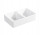 Zlewozmywak керамічний Villeroy & Boch Sink Unit 90 X, 90x55 cm dwukomorowy, CeramicPlus - білий Weiss Alpin