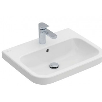 Villeroy & Boch Architectura Умивальник, 600 x 470 x 180 mm, Weiss Alpin, z переливом, Nieszlifowany 