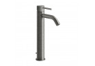 Змішувач для умивальника Gessi Trame, підлогова, висота 305mm, коротка кран, клапан automatyczny - Black Metal Brushed PVD