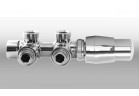 Клапан osiowy Imers 50 mm Twins кутовий, правий - білий