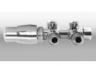 Клапан osiowy Imers 50 mm Twins кутовий, лівий - хром
