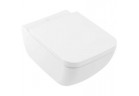 Комплект Villeroy & Boch Collaro Combi-Pack раковина WC 56x37,5 cm навісна DirectFlush CeramicPlus з сидінням з мікроліфтом - Weiss Alpin