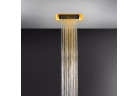 Розетка wykończeniowa Gessi Afilo do systemu prysznicowego 300x300 mm - Brushed Brass PVD