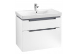 Шафка підраковинна Villeroy & Boch Subway 2.0, 787 x 590 x 449 mm, 2 elementy wysuwane - White Matt 