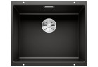 Zlewozmywak jednokomorowy Blanco Subline 500-U, 53 x 46 cm Silgranit PuraDur - чорний InFino