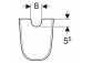 Geberit Smyle Square Півпостамент, B22.5cm, H32.5cm, T30cm