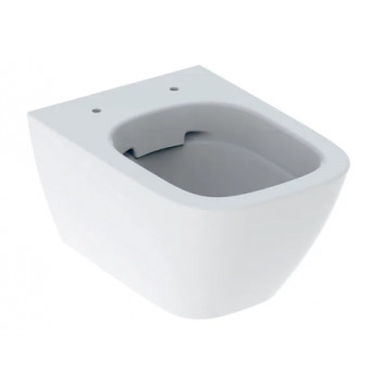 Geberit Smyle Square Навісна раковина WC, туалет, B35cm, H33cm, T54cm, ukryte mocowania, Rimfree