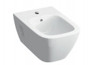 Geberit Selnova Square Навісне біде, 35x54cm, частково ukryte mocowania, z переливом, з отвором для змішувача