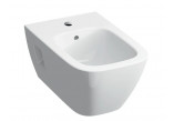 Geberit Smyle Square Навісне біде, B35cm, H26cm, T54 cm, z переливом, з отвором для змішувача