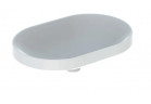 Geberit Variform Умивальник монтований в стільниці, eliptyczna, 60cm, без переливу, без отвору для змішувача